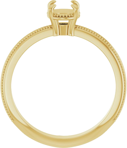 Sužadėtuvių Žiedas „Solitaire“ 585 Geltonojo Aukso Oval 8mm x 6mm (2)