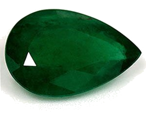 2.5 carat GREEN Pear Smaragdas (1)
