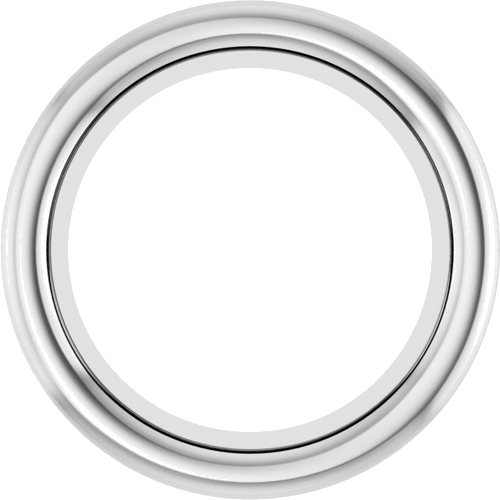 Sterling Silver 5.8 mm Round Bezel-Set Slide Pendant Mounting (1)