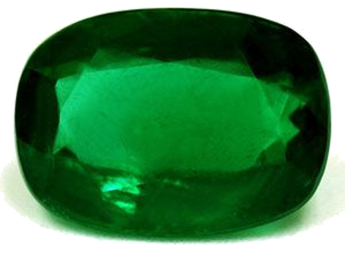 4.68 carat GREEN Cushion Smaragdas (1)