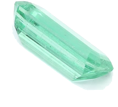 6.32 carat GREEN STEP cut Octagonal Smaragdas (1)