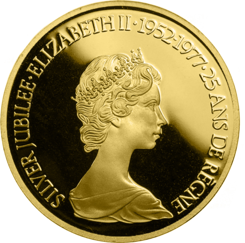 Canada Silver Jubilee 100 dollarsGold Coin (2)