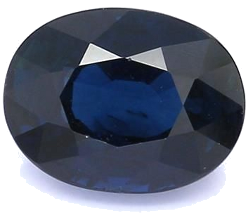2.81 carat BLUE BRILLIANTSTEP cut Oval Safyras (1)