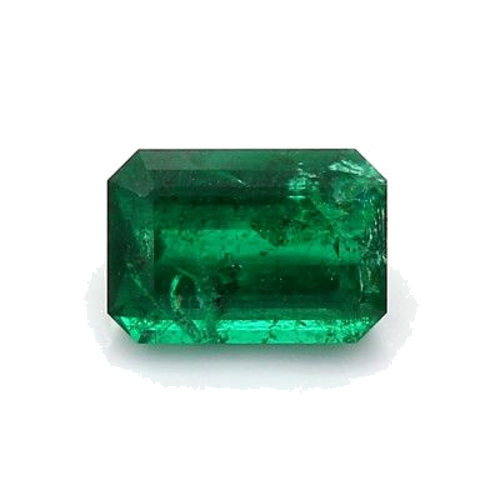 1.22 carat GREEN STEP cut Octagonal Smaragdas (1)