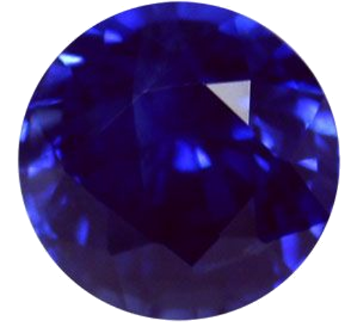 2.01 carat BLUE Round Safyras (1)