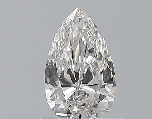 0.7 carat E-SI1 Natūralus Pear Deimantas (1)