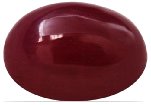 9.8 carat RED CABOCHON cut Oval Rubinas (1)