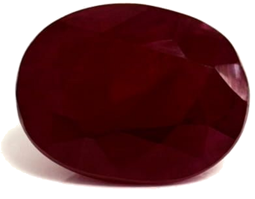 2.23 carat RED Oval Rubinas (1)