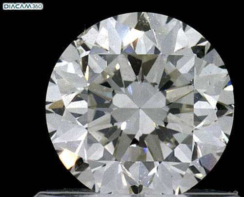 0.74 carat J-SI1 GD cut Natūralus Round Deimantas (1)