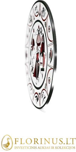 2016 Latvia, Porcelain, 5 euro silver coin (3)