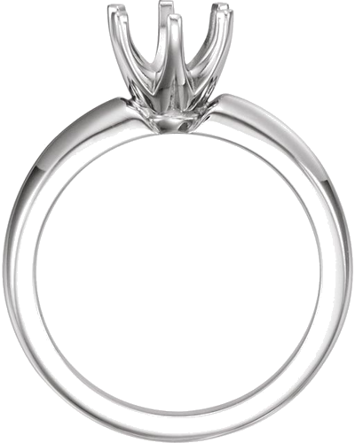 Sužadėtuvių Žiedas „Low Solstice Solitaire®“ 950 Platinos Round 6.5mm (2)