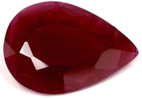 5.87 carat RED Pear Rubinas (1)