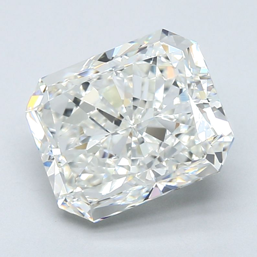 5.01 carat I-VVS1 Natūralus Radiant Deimantas (1)
