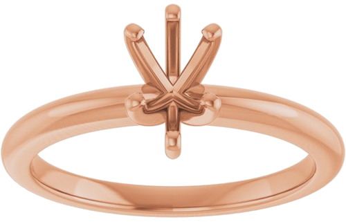 Sužadėtuvių Žiedas 14k rose gold Pear 7mm x 5mm (3)