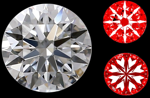 0.71 carat D-SI1 Excellent cut Natūralus Round Deimantas (1)