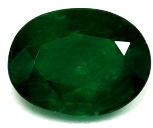 1.63 carat GREEN Oval Smaragdas (1)