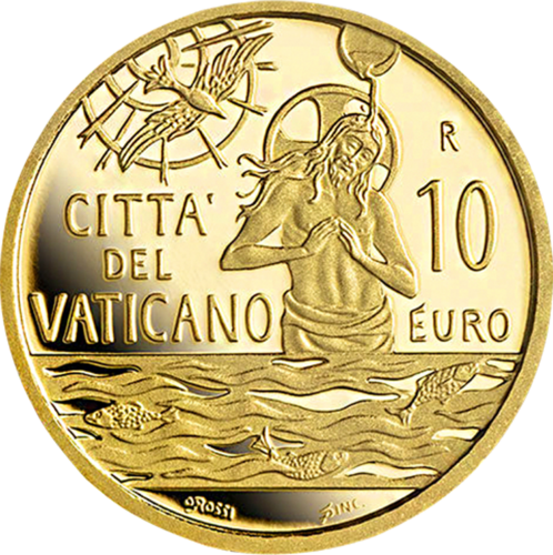 3 g Sacrament of Baptism 2021 Vatican City 10 euro gold coin (2)