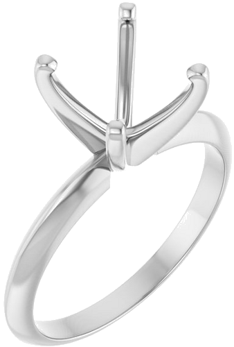 Sužadėtuvių Žiedas „Light Solitaire“ 585 Baltojo Aukso Round 9.1mm x 9.7mm (1)