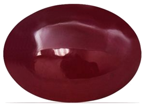 8.65 carat RED CABOCHON cut Oval Rubinas (1)