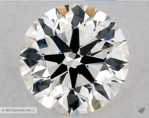 0.72 carat J-SI2 Excellent cut Natūralus Round Deimantas (1)