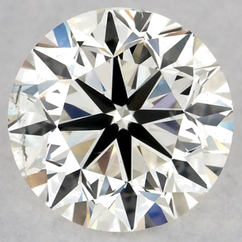 0.71 carat K-SI2 Very Good cut Natūralus Round Deimantas (1)