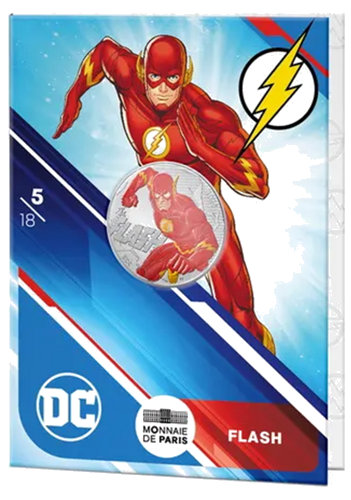 10 евро Сребърна монета FLASH 2025 г от Франция в BU карта (3)