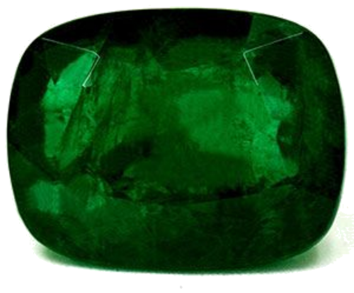 10.49 carat GREEN Cushion Smaragdas (1)