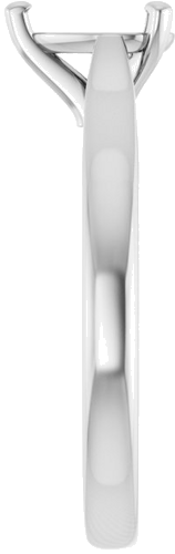 Sužadėtuvių Žiedas „Solitaire“ 585 Baltojo Aukso Pear Shape 7mm x 5mm (4)