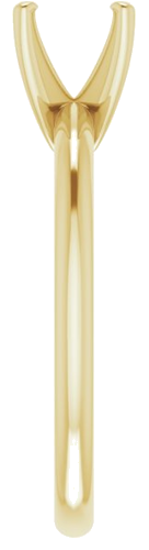 Sužadėtuvių Žiedas „Solitaire“ 585 Geltonojo Aukso Square 5mm (4)