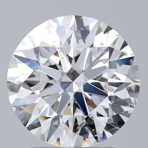 2.8 carat D-SI2 Excellent cut Natūralus Round Deimantas (1)
