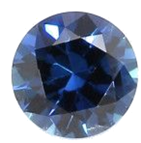 0.32 carat BLUE BRILLIANT cut Round Safyras (1)