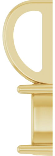 14K Yellow 5x3 mm Oval Charm Pendant Mounting (3)