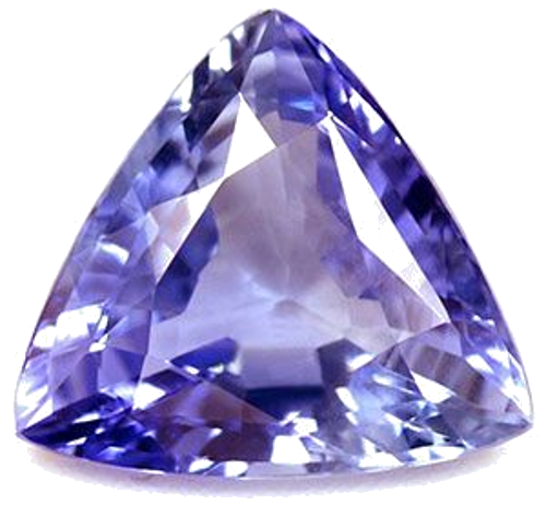 3.14 carat BLUE Trilliant Safyras (1)