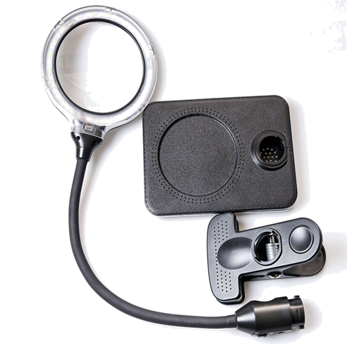 Galda palielināmais stikls – lampa 5x, 10x (2)