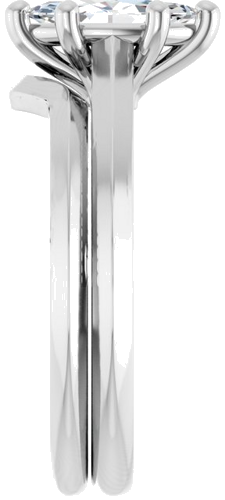 Sužadėtuvių Žiedas „Solitaire“ 585 Baltojo Aukso Marquise 9mm x 4.5mm (9)