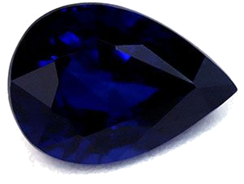 0.96 carat BLUE Pear Safyras (1)
