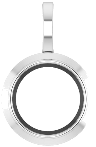 14K White 7.5 mm Round Bezel-Set Pendant Mounting (1)