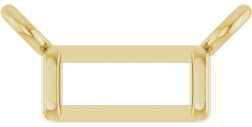 10K Yellow 4x2 mm Straight Baguette Channel-Set Necklace Center (1)