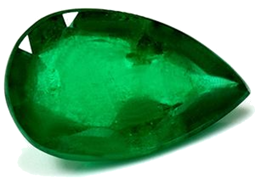 2.79 carat GREEN Pear Smaragdas (1)