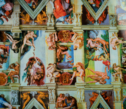 1 kg Michelangelo Sistine Chapel 2021 Niue 33 x 1 USD Proof Silver .999 Coin Set (4)