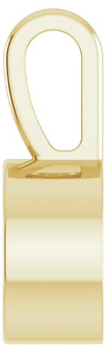 Pakabukas „Bezel-Set Solitaire“ 585 Geltonojo Aukso Round 5mm (3)