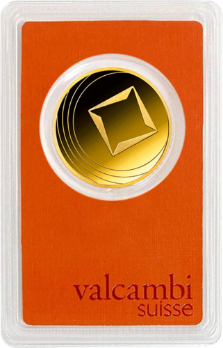 1 oz Investicinio aukso „Round Bar“ luitas Valcambi (2)