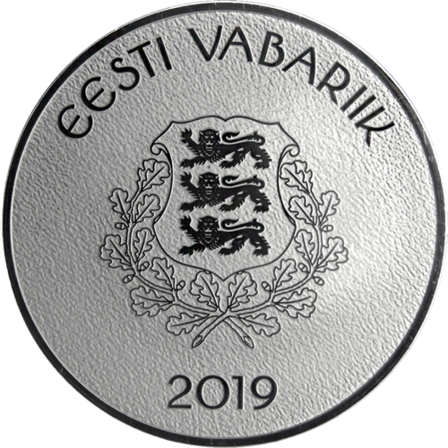 2019 Igaunija Viljandi 8 eiro sudraba monēta (2)