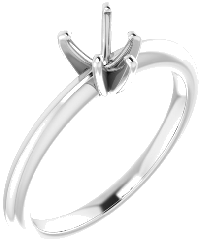 Sužadėtuvių Žiedas „Solitaire“ 950 Platinos Heart Shape 5mm (1)