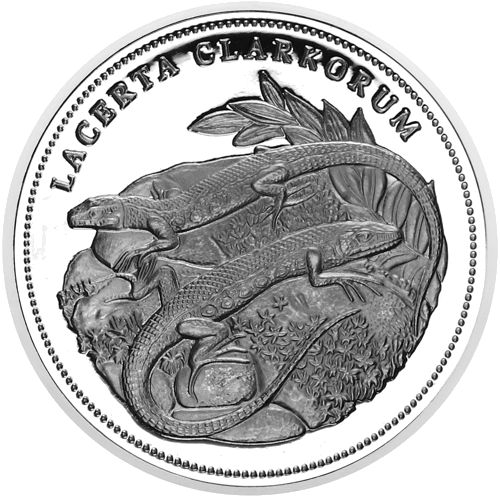 1999 Ķirzaka Turcija 4 miljonu liru sudraba monēta (1)