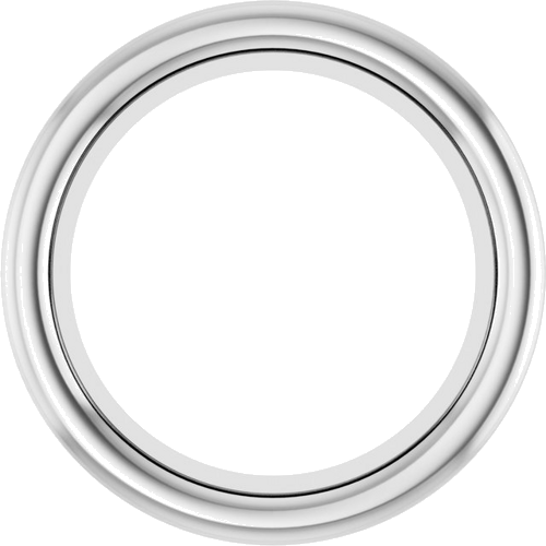 14K White 6.2 mm Round Bezel-Set Slide Pendant Mounting (1)