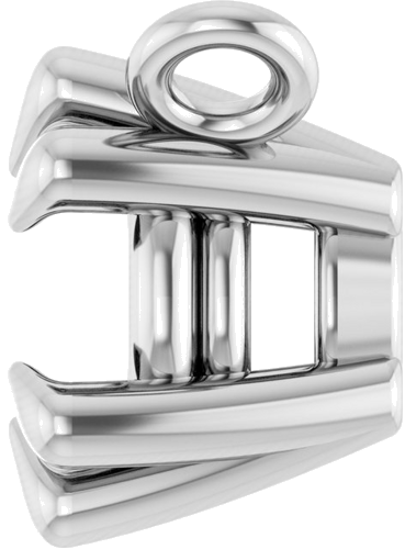 Pakabukas „Round 4-Prong Double-Claw“ 585 Baltojo Aukso Round 4.5mm (3)