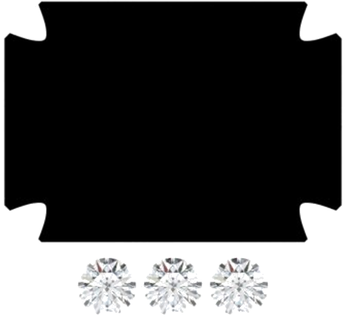 14K White 7x5 mm Emerald .025 CTW Natural Diamond Semi-Set 18  Necklace (4)