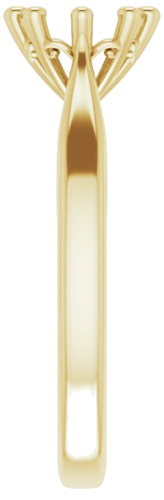 Sužadėtuvių Žiedas „Solitaire“ 585 Geltonojo Aukso Round 6.5mm (4)