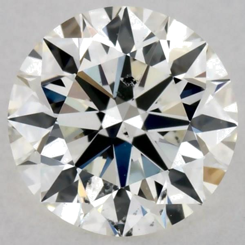 0.57 carat I-SI2 Excellent cut Natūralus Round Deimantas (1)